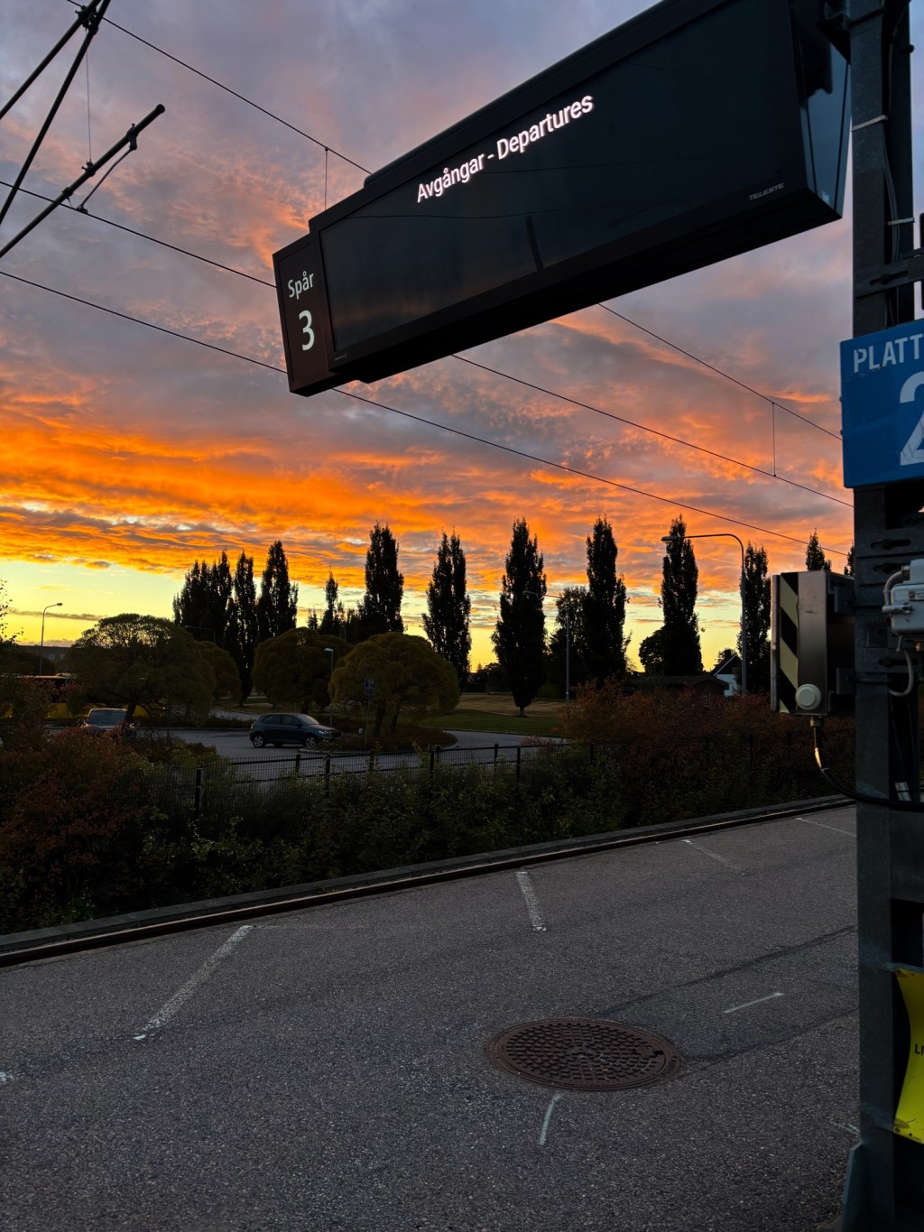 Vacker himmel, tidig morgon &&nbsp;plugg